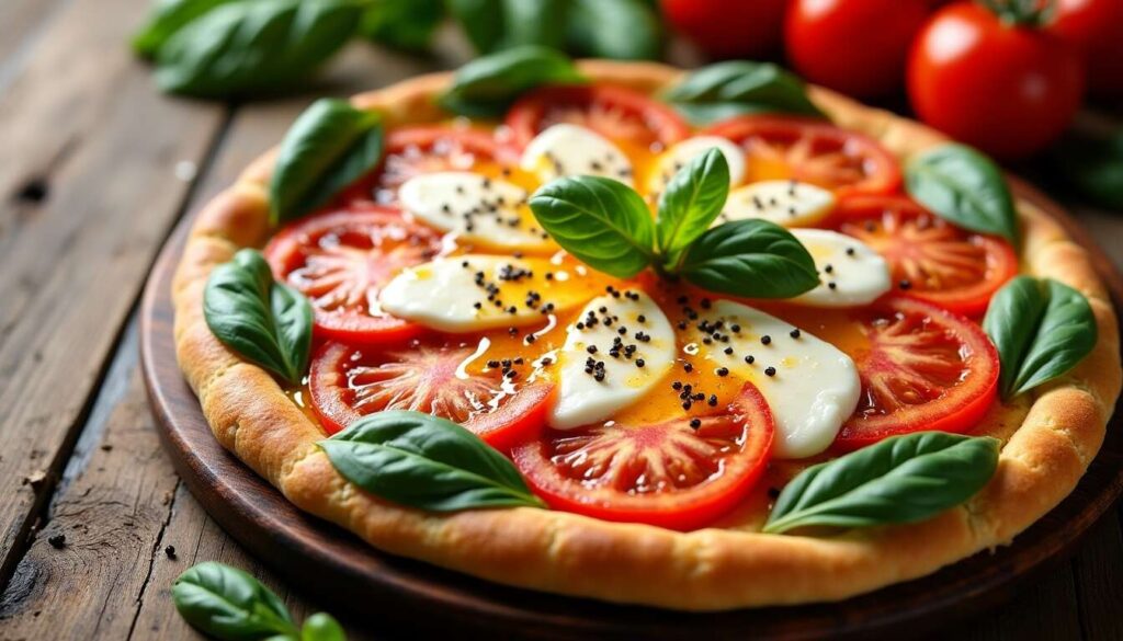 Recette de tarte tomates-mozzarella facile et rapide