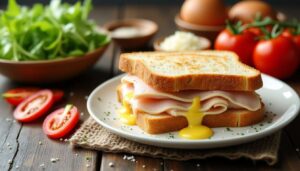 Recette de croque-monsieur léger au poulet: idéal pour un repas sain !