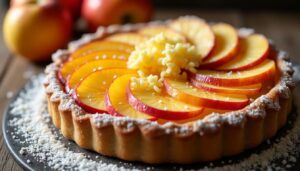 Recette de tarte aux pommes à la pâte sablée Thermomix : simple et délicieuse