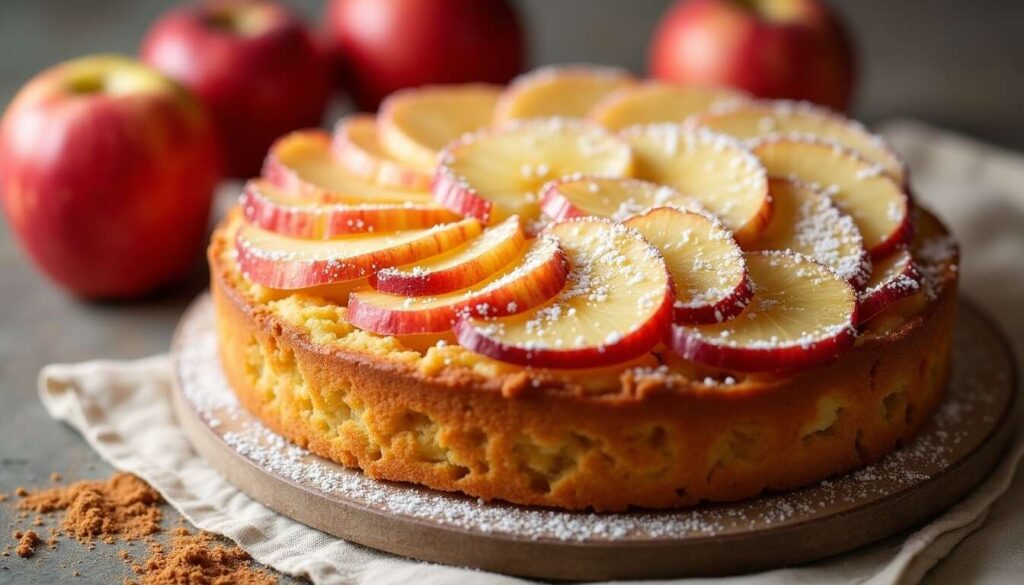 Délicieux gâteau aux pommes : recette facile et rapide