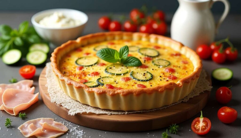 Quiche minceur : recette légère et savoureuse