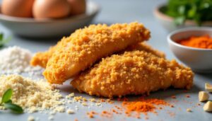 Poulet pané croustillant au airfryer : recette facile