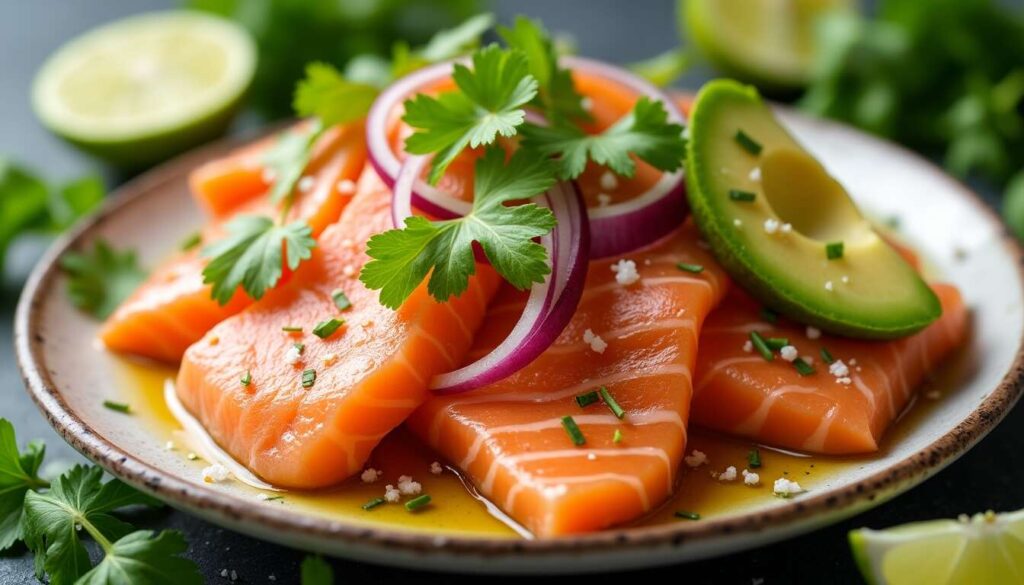 Recette de ceviche au saumon et à l'avocat : fraîcheur et saveurs garanties