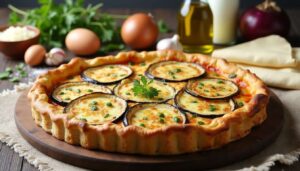 Quiche légère aux aubergines : recette savoureuse