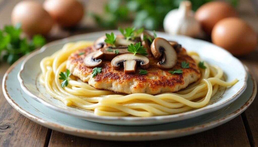 Escalopes de dinde minceur aux champignons : recette légère et savoureuse