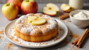 Gâteau aux pommes sans œufs : recette facile et délicieuse