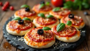 Mini-pizzas effrayantes pour Halloween : recette facile et rapide