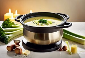 Fondue de poireaux allégée : recette savoureuse et légère
