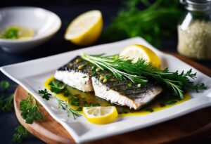 Bar aux herbes en papillote : recette légère et savoureuse