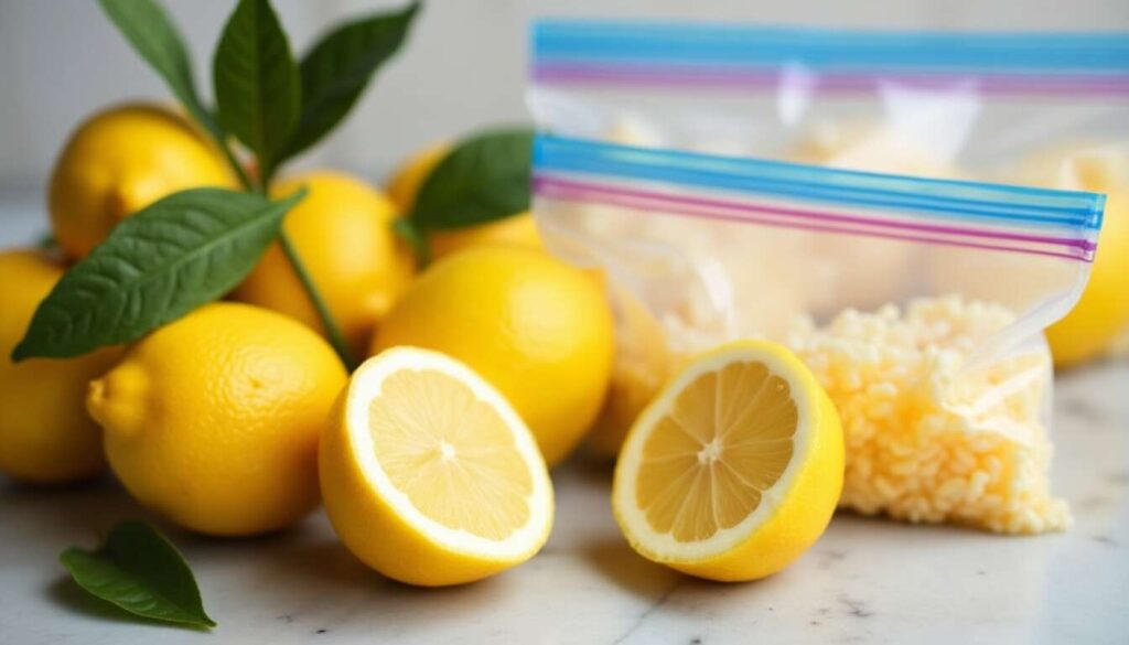 Comment congeler le citron facilement ?