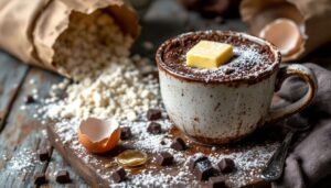Mug cake au chocolat : recette rapide et gourmande