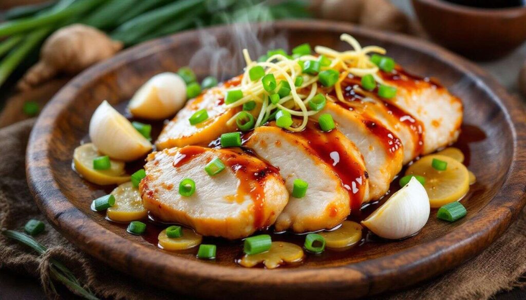 Poulet au gingembre léger : recette facile et savoureuse