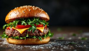 Hamburgers allégés en matières grasses : la recette saine