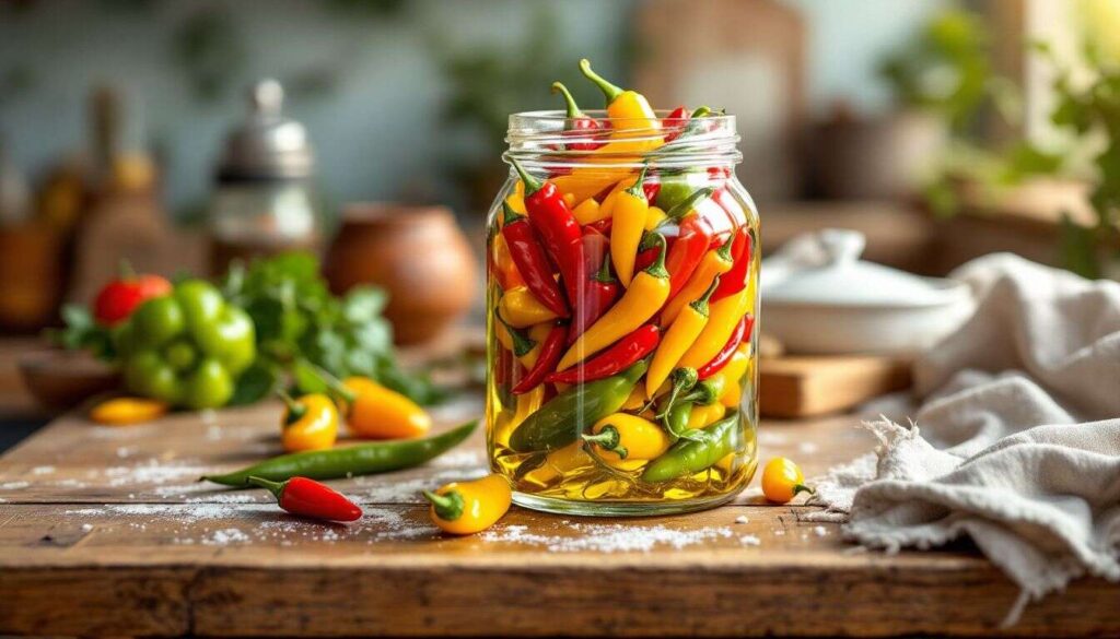 Comment conserver des piments forts dans l'huile : guide pratique