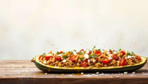 Courgettes farcies légères : une recette savoureuse et saine