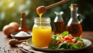 Recette facile de vinaigrette au miel : saveurs sucrées-salées