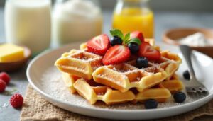 Recettes de gaufres croustillantes et légères : savourez la différence !
