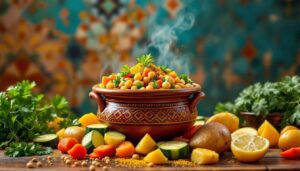 Tajine de légumes marocain : recette traditionnelle et savoureuse