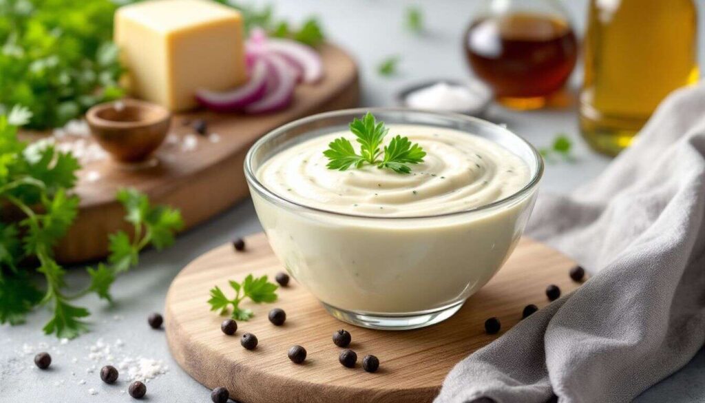 Recette de vinaigrette allégée au fromage blanc : facile et savoureuse