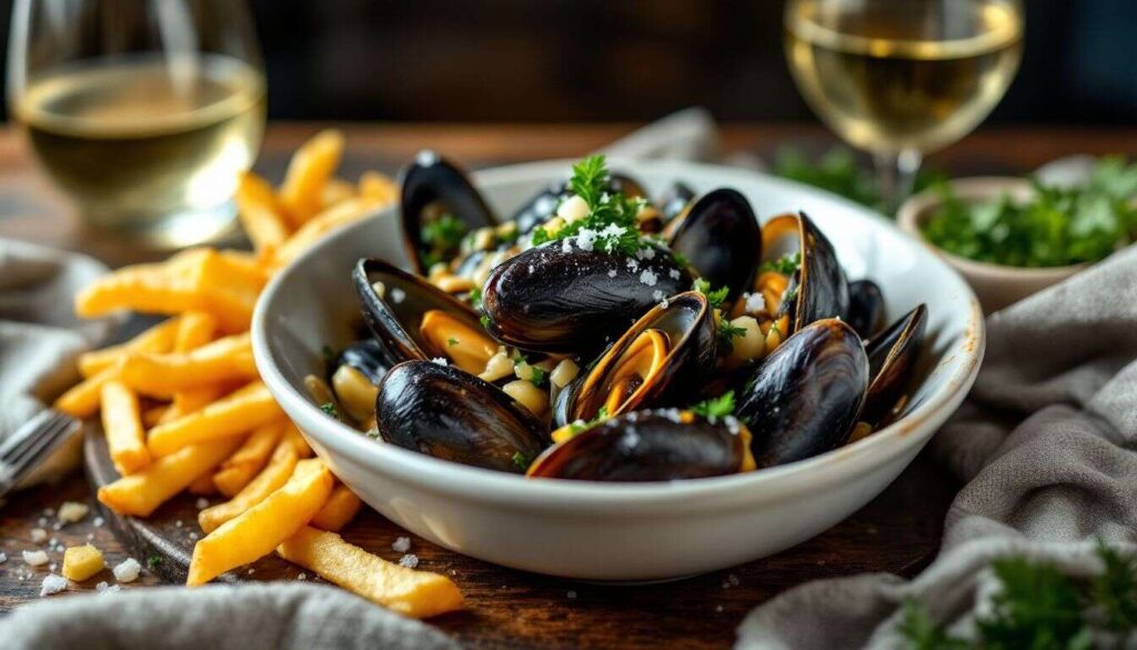 Recette de moules marinières avec frites : le classique revisité