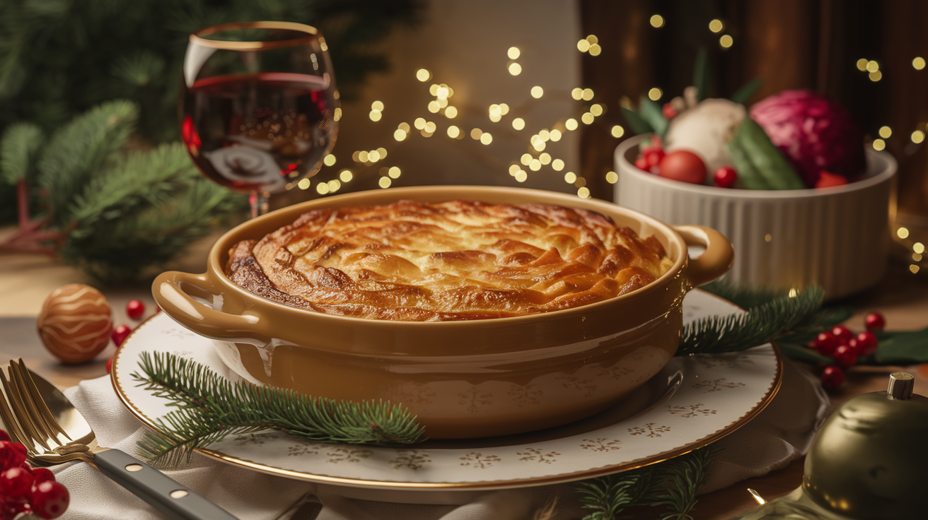 découvrez les secrets du gratin festif de noël signé philippe etchebest. une recette savoureuse qui apportera une touche gourmande à vos repas de fête. éveillez vos papilles avec ce plat délicieux, parfait pour rassembler vos proches autour de la table.
