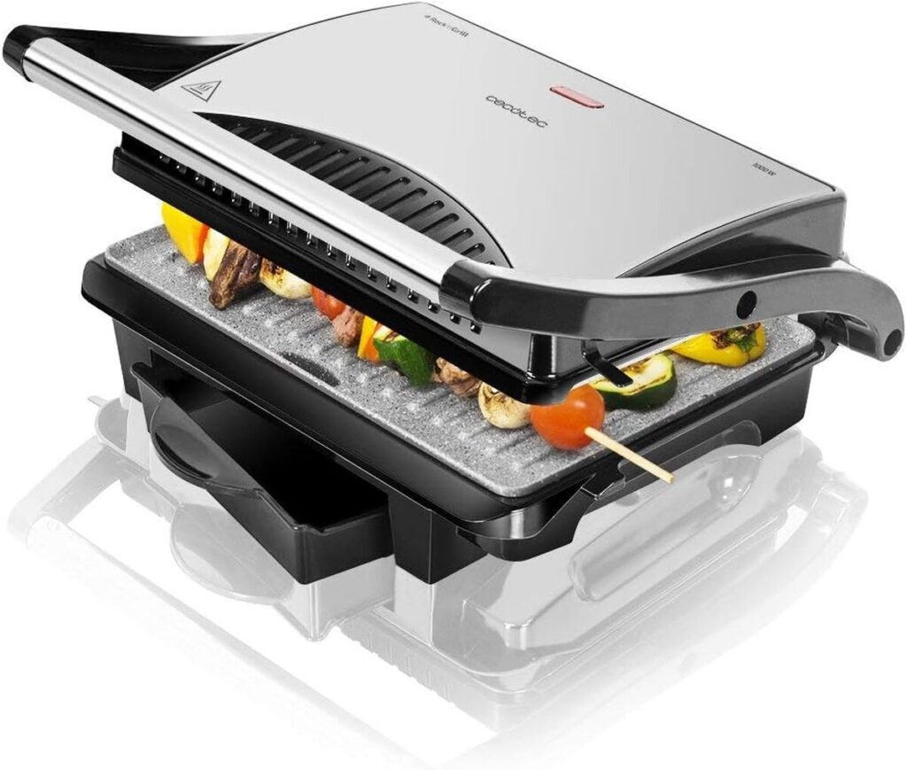 Grill Cecotec 750 : cuisine saine avec RockStone
