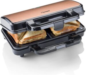 Test Bestron : l'appareil à croque-monsieur cuivre ultra-pratique