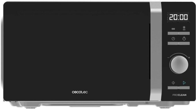 Micro-ondes Cecotec Proclean 2010 Inverter White - 700W, 19L, technologie Inverter, très bon état - Électroménager