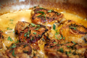 Recette facile de chapon à la crème