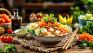 Recette de Bo Bun Végétal : saveurs Asiatiques Sans Viande