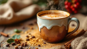 Recette festive : chai latte de Noël maison