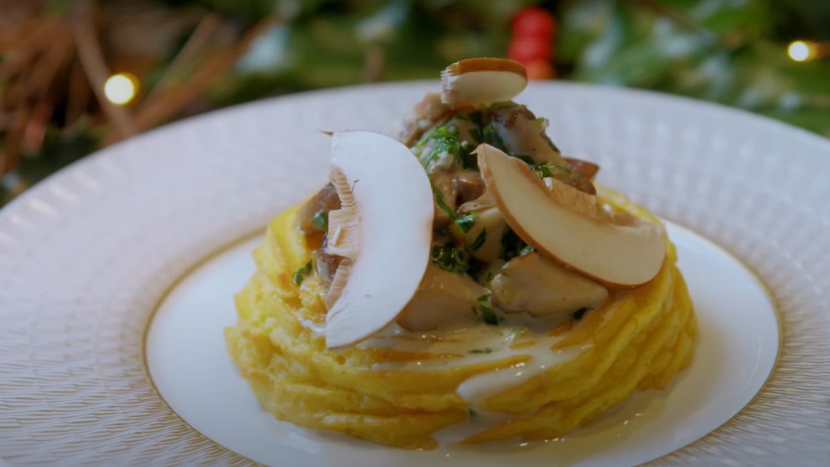 Pommes Duchesse dorées et élégantes