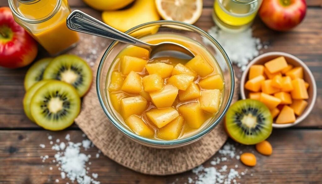 Compote pomme kiwi : recette facile et rapide