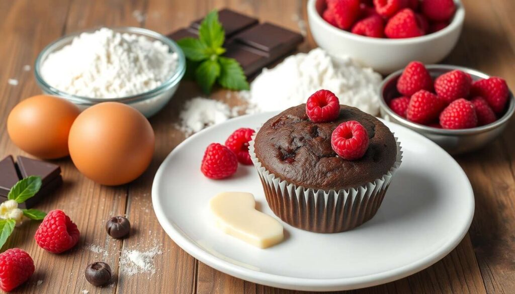 Muffins chocolat et framboise : recette gourmande