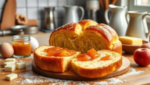 Recette de brioche à la compote maison