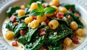Blettes façon carbonara : recette savoureuse et rapide