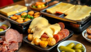 Raclette savoureuse pour 10 personnes : recette facile et conviviale