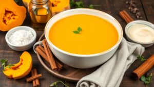 Soupe de butternut au Monsieur Cuisine : recette facile et savoureuse
