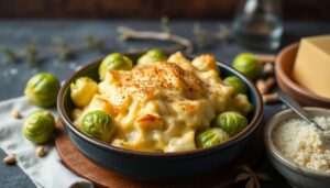 Recette délicieuse : gratin de choux de Bruxelles facile à préparer