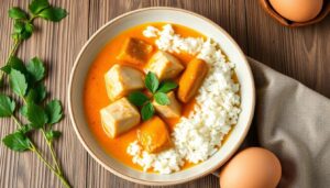 Curry de veau au lait de coco : recette exotique et savoureuse