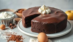 Gâteau au chocolat sans beurre avec compote : recette légère et savoureuse