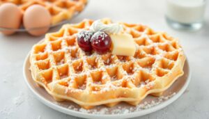 Gaufres moelleuses et gonflées : recette facile et savoureuse