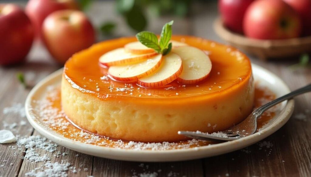Flan aux pommes : recette gourmande et facile