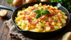 Tartiflette à la poêle : recette facile et rapide