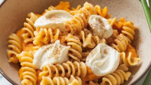 Fusilli à la crème de butternut : une recette gourmande et facile
