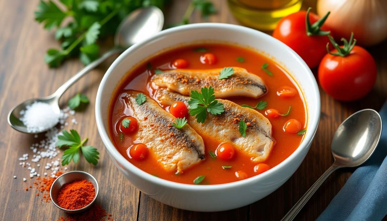 Soupe de poisson facile : recette maison étape par étape