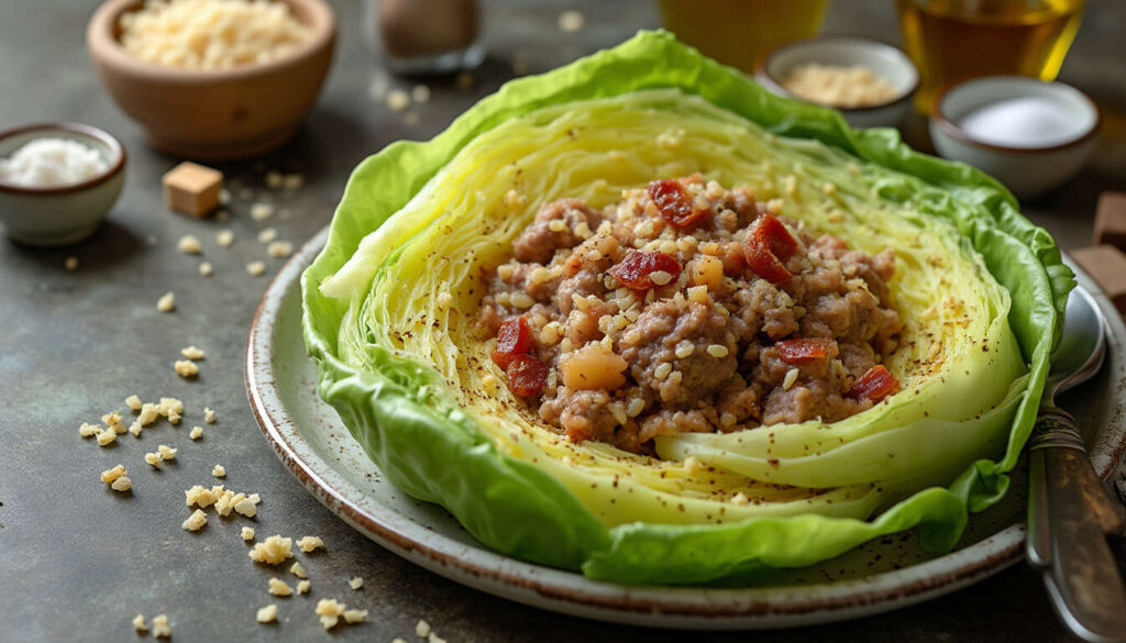 Recette traditionnelle de chou farci auvergnat