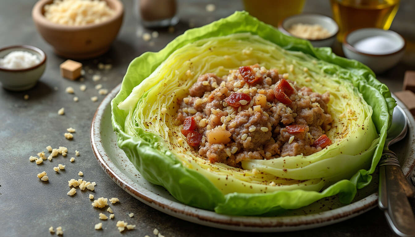 Recette traditionnelle de chou farci auvergnat