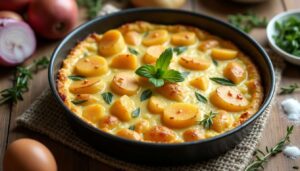 Tartiflette végétarienne : recette gourmande