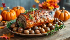 Recette de rôti de porc aux marrons : un plat réconfortant